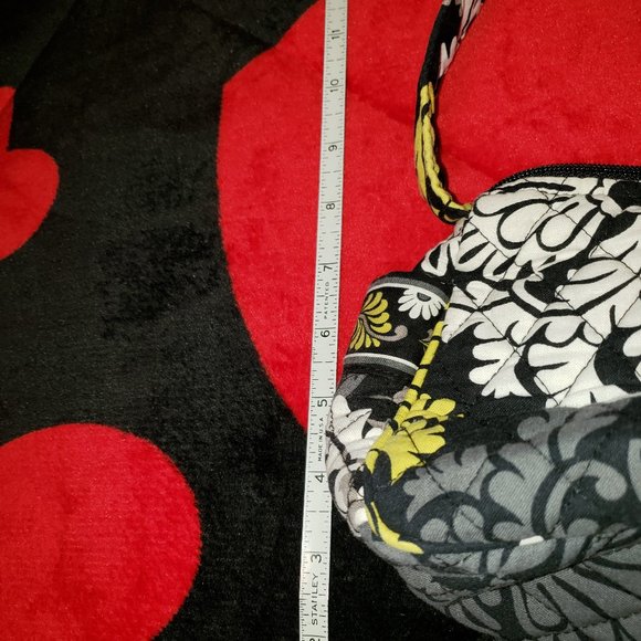 Vera Bradley Sm Black/Yellow Purse - Picture 3 of 7